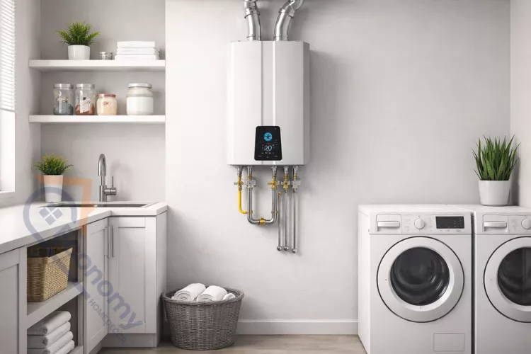 New tankless water heater installation increasing home value and energy efficiency