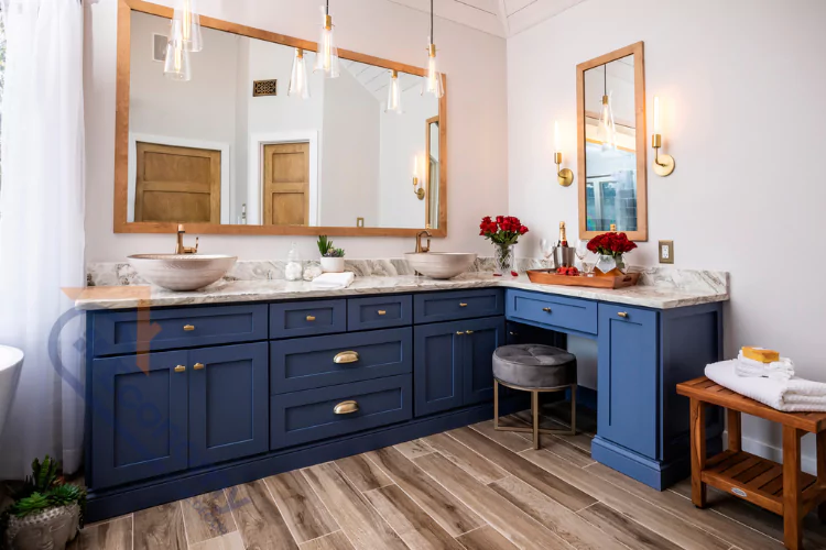 Blue and Brown Bathroom Decorating Ideas