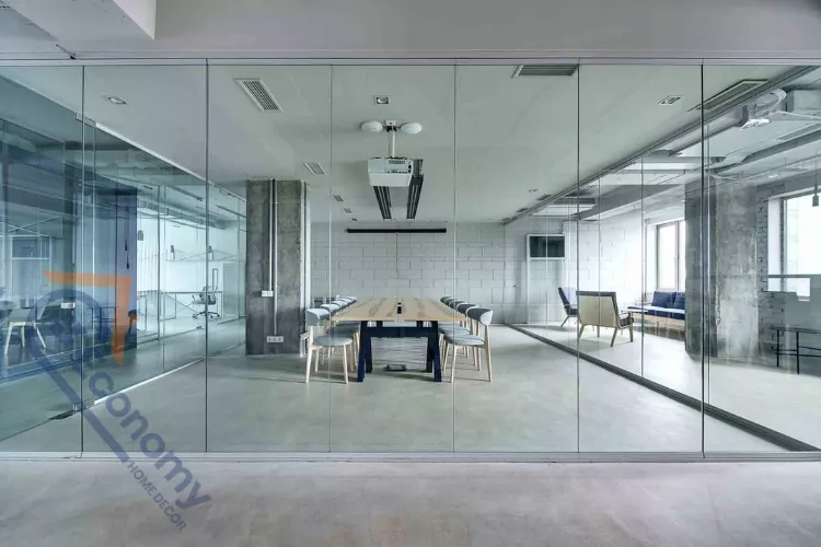 Glass partition wall cost