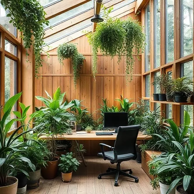 An aerial view of a neatly organized small backyard featuring a patio, a small lawn area, and raised planting beds, demonstrating efficient garden design for urban homes.