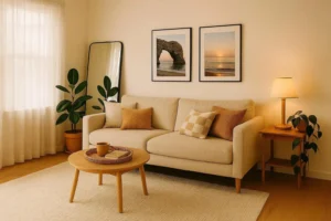 Budget-friendly home decorating tips for a stylish living room
