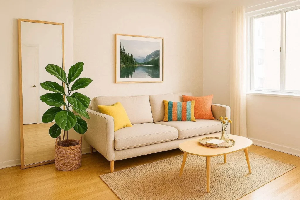 Flat decoration ideas for a small apartment on a budget